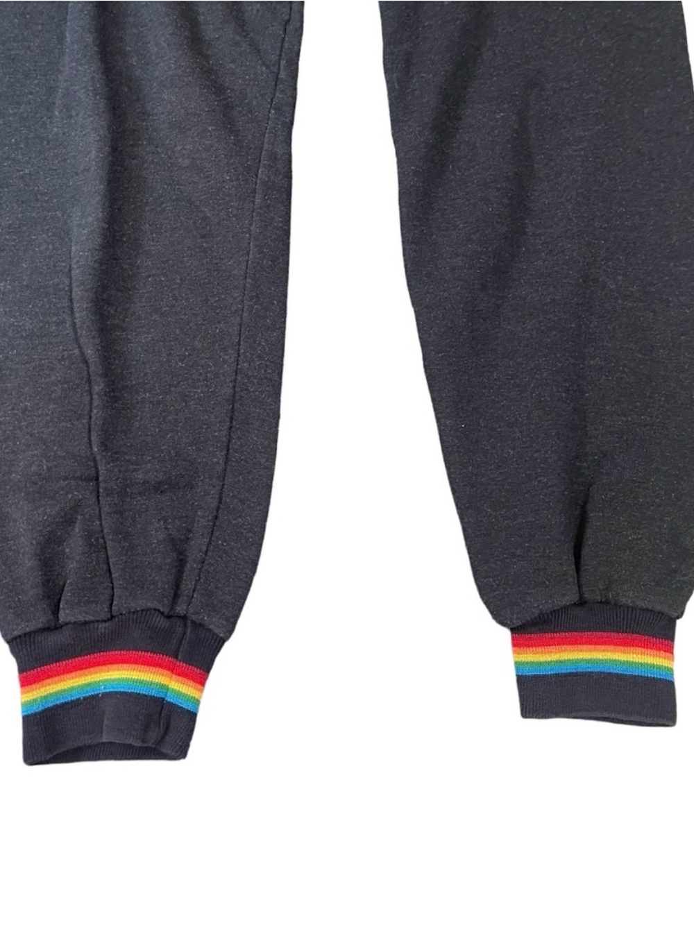 Aviator Nation Dark Grey Rainbow Prism Jogger Size S - Picture 5 of 9